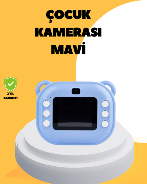 Anında Baskı Özellikli Şipşak Kamera – 24MP HD Çift Lensli, 32GB Hafızalı