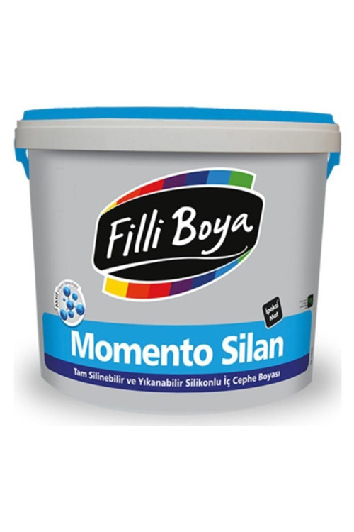 Momento Silan Ipek Mat Su Bazlı Silikonlu Duvar Boyası 15 Lt = 20 Kg Irmak Yeşili