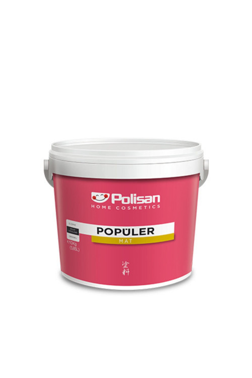 Popüler Mat Plastik Iç Cephe Boyası - Sakız Beyazı (Ci 6201)