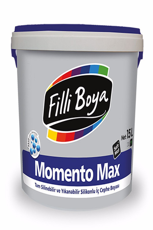 Momento Max Silikonlu Yıkanabilir Ve Tam Silinebilir Iç Cephe Boyası 15 Lt