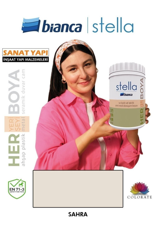 Stella Su Bazlı Akrilik Boya Sahra