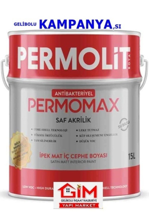 Permomax Antibakteriyel İpek Mat İç Cephe Boyası