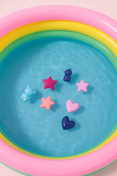 Suda Yüzen Bebek Banyo Oyuncak 12 Li