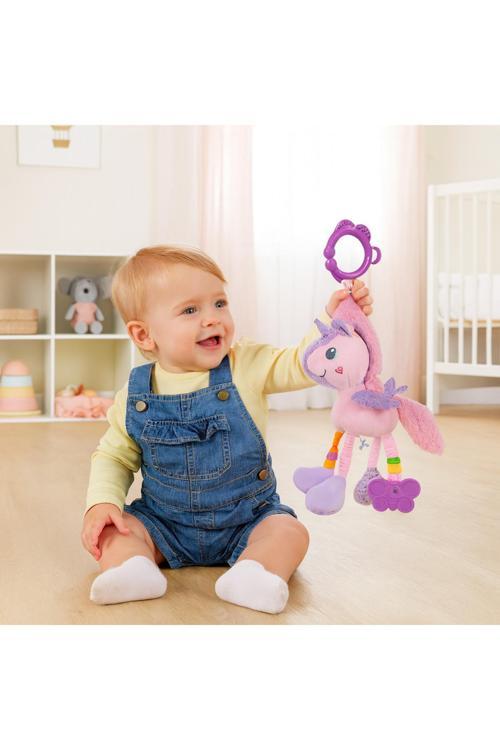 Dişlikli Unıcron Aktiviteoyuncağı Hışırtılı Oyuncak Pusete Bebek Arabasına Asıla Bilir