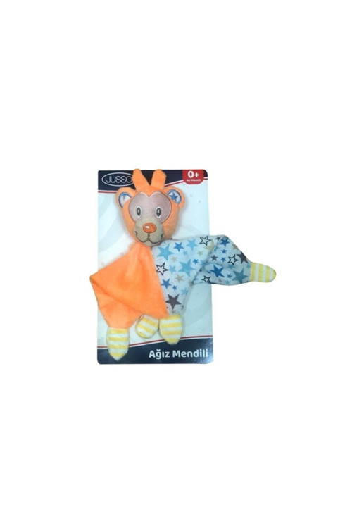 Toys Peluşlu Ağız Mendili - Turuncu Maymun