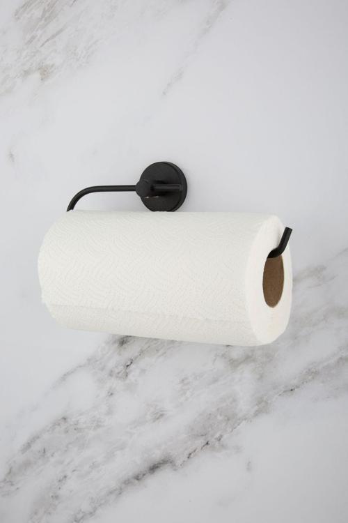 Oval Rulo Havluluk Siyah 20 X 7 Siyah Metal Tr