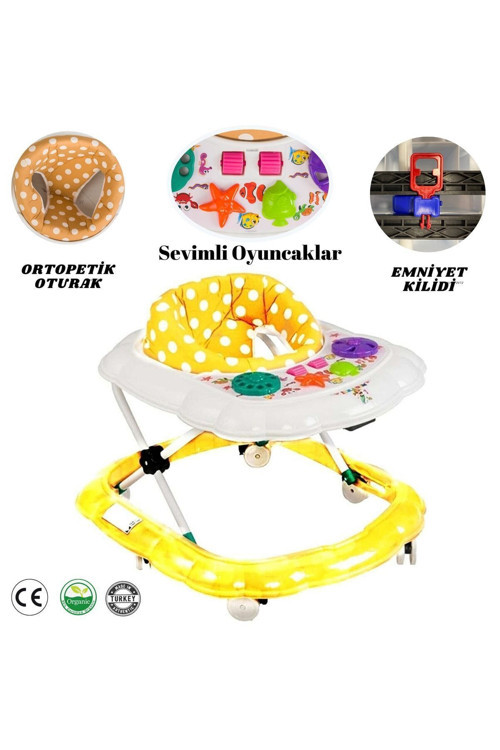 Örümcek Yürüteç Kademeli 6 Tekerli Yürüteç Devrilmeyen Yürüteç