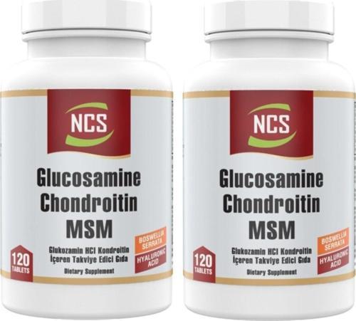Glucosamine Chondroitin Msm 120 Tablet X 2 Kutu Boswellia