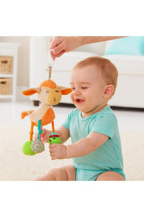 Sevimli İ Köpek Aktivite Oyuncak Hışırtılı Oyuncak Pusete Bebek Arabasına Asıla Bilir