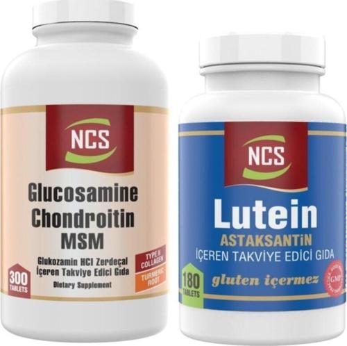 Lutein 15 Mg Astaksantin 12 Mg 180 Tablet Glucosamine Turmenic Root Msm 300 Tablet