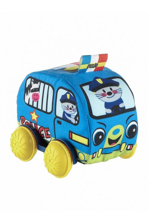 Peluş Polis Bebek Oyuncağı Araba