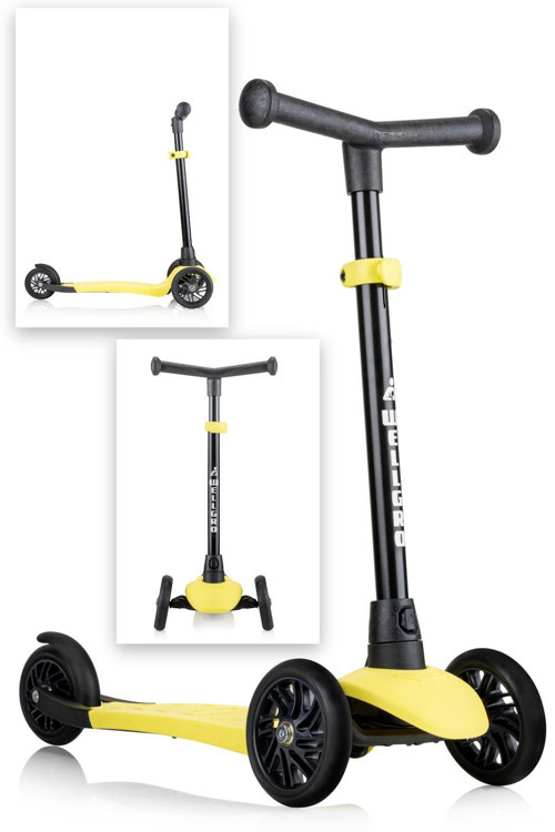 Turbo 3 Tekerli Yükseklik Ayarlı Scooter, Sarı