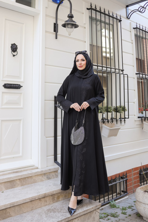 Ravza Dubai İpeği Abaya - 1009