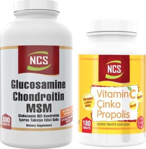 Vitamin C Çinko Propolis 180 Tablet+Glucosamine Msm 300 Tablet
