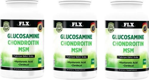 Glucosamine Chondroitin Msm Hyaluronic Acid Zerdeçal 180 Tablet X 3 Kutu