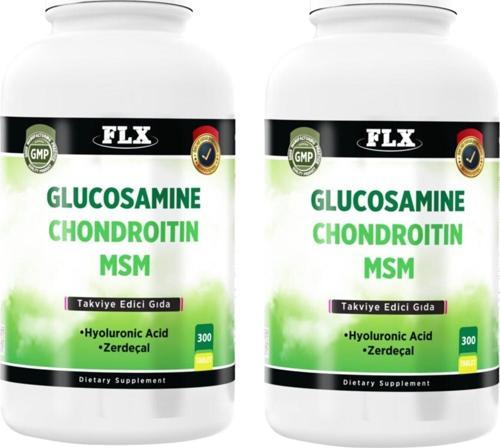 Glucosamine Chondroitin Msm Hyaluronic Acid Zerdeçal 300 Tablet X 2 Kutu