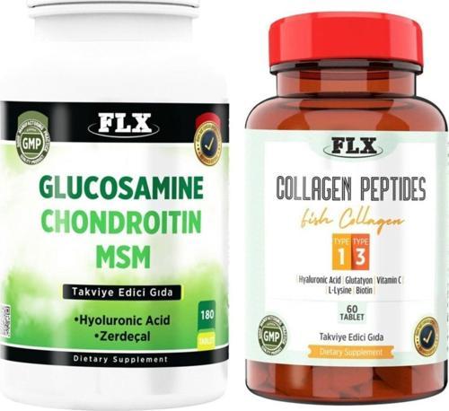 Glucosamine Msm Zerdeçal 180 Tablet & Kollajen Tip 1-3 60 Tablet
