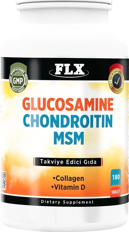 Glukozamin Kondroitin Msm 180 Tablet Glukozamin Kondroitin Msm Kolajen Vitamin D