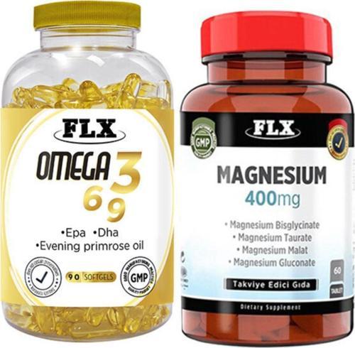 Omega 3-6-9 90 Softgel & Magnezyum Malat 60 Tablet