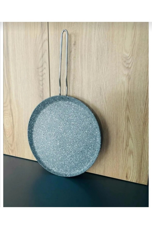 Evita Granit Gri Krep Tavası 36 Cm
