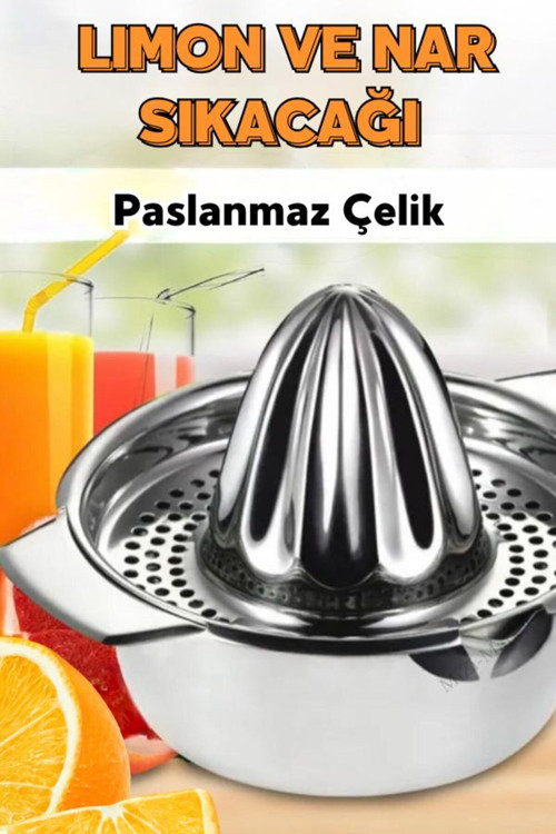 Paslanmaz Çelik Limon Ve Nar Sıkacağı