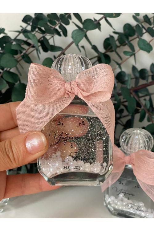 20076530 Layla Events Söz,Nişan,Nikah,Baby Shower Cam Şişe Kolonya Hediyelik Tasarım 20 Adet
