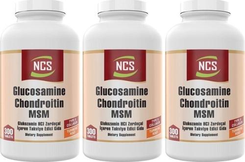 Glucosamine Chondroitin Msm 3 Kutu 900 Tablet Zerdeçal Collagen Formüllü