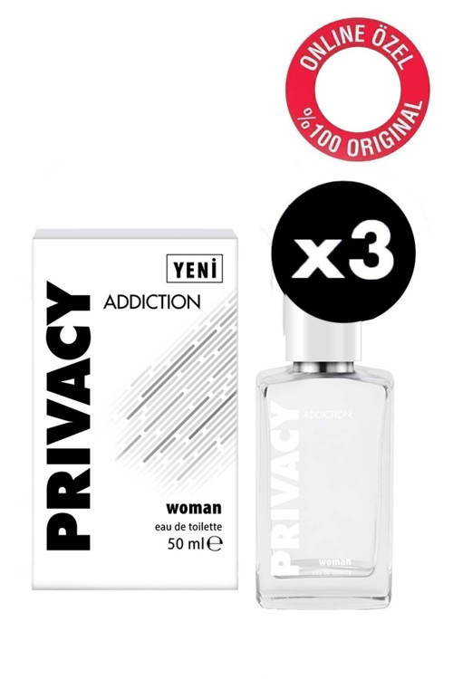 Woman Addiction Edt Kadın Parfüm 3x50 ml