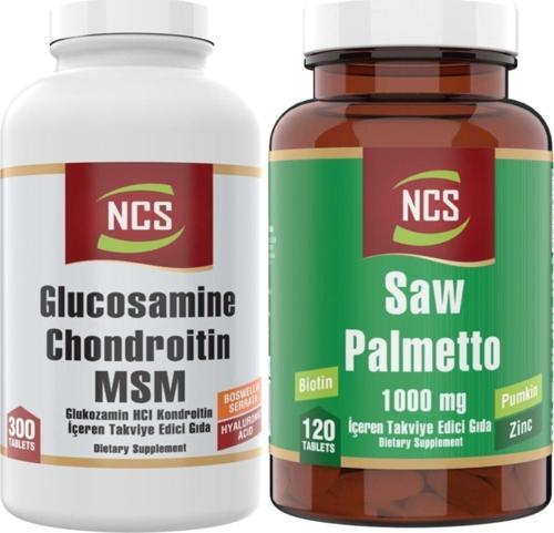 Glucosamine Chondroitin Msm Hyaluronic Acid 300Tablet Saw Palmetto 120 Tablet