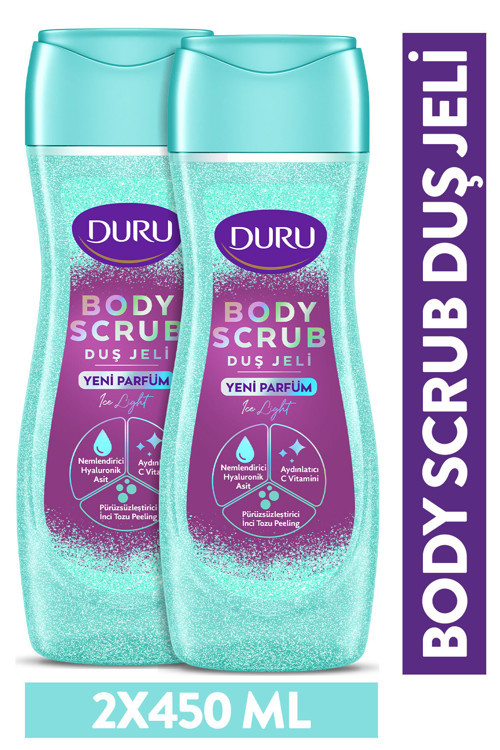 Body Scrub Ice Light Duş Jeli 2x450ml