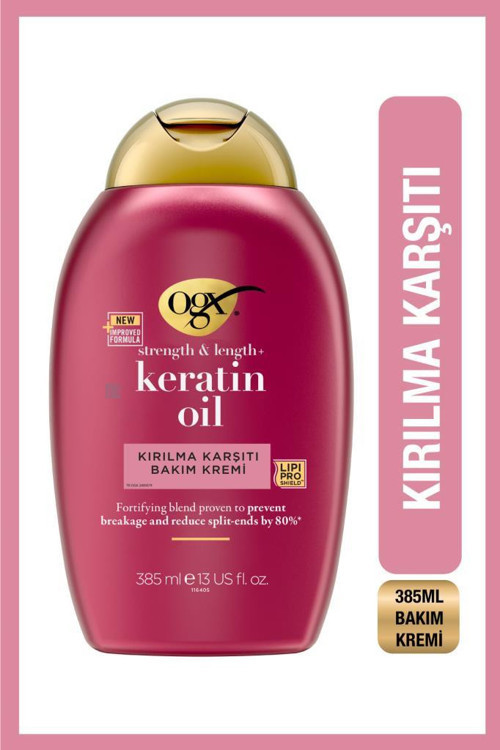 KIRILMA KARŞITI KERATİN OİL BAKIM KREMİ 385 ML-