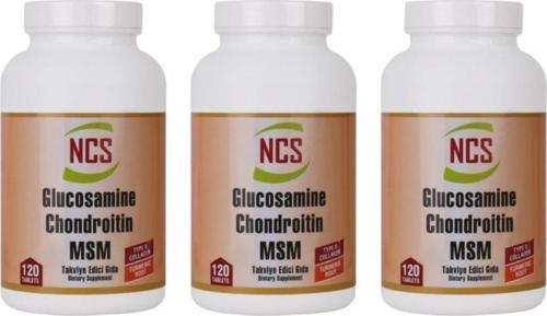 Glukozamin Kondroitin Msm Zerdeçal 120 Tablet X 3 Kutu