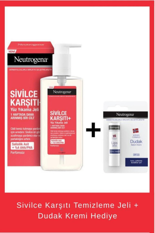 Sivilce Karşıtı Temizleme Jeli+NG LIPSTICK SPF 4/5
