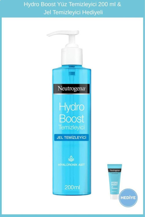 Hydro Boost Yüz Temizleyici 200 ml & Jel Temizleyici Hediyeli