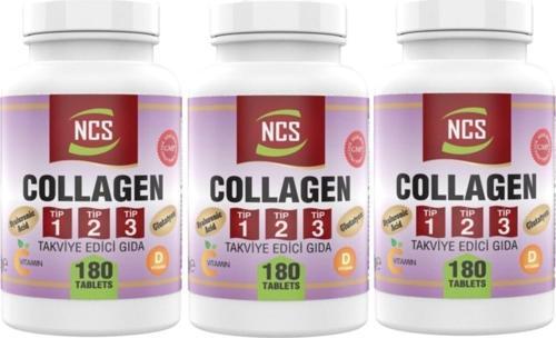 Hidrolize Collagen Tip 1-2-3 Glutatyon Vitamin C 180 X 3 Kutu