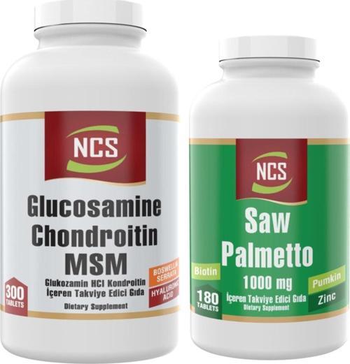 Saw Palmetto Pumpkin Biotin Zinc 180 Tablet Glucosamine 300 Tablet