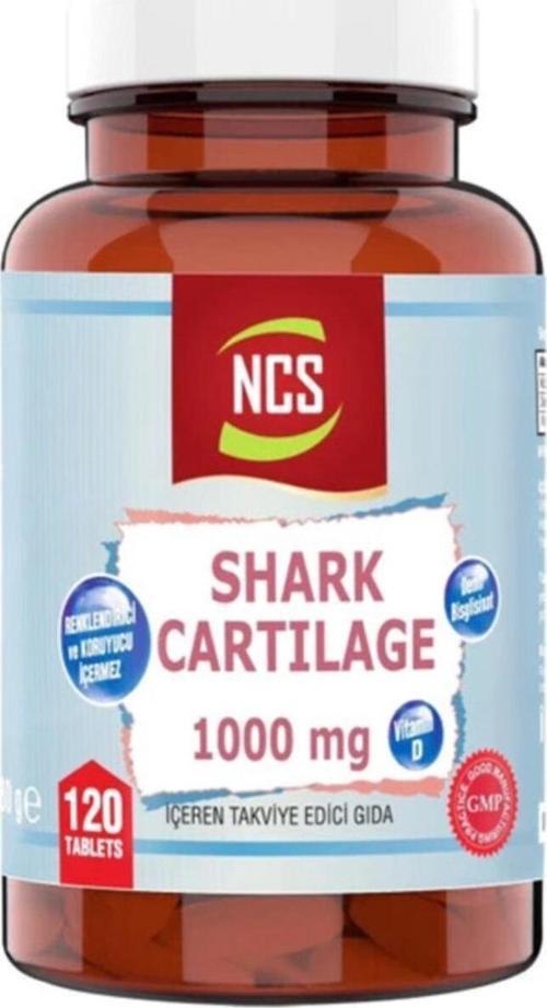 Vitamin D3 Iron Shark Cartilage Köpek Balığı Kıkırdağı 1000 Mg 120 Tablet