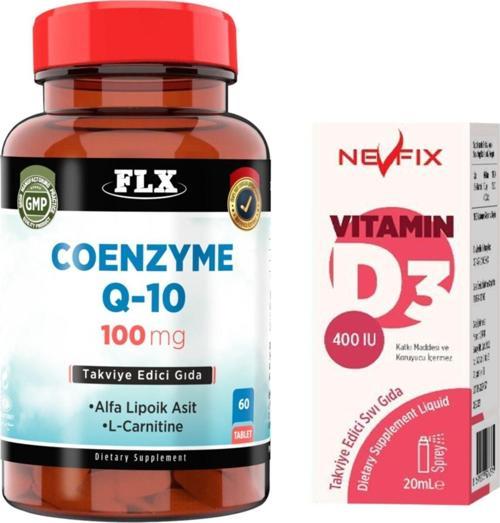Coenzyme Q-10 L-Carnitine Alpha Lipoic Acid 60 Tablet D3