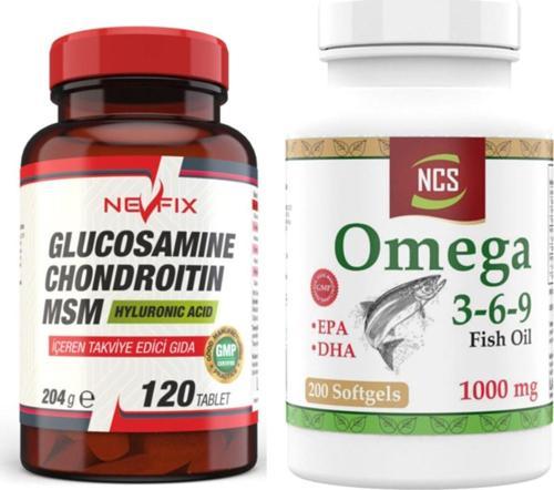 Glucosamine Chondroitin Msm 120 Tablet Omega 3 6 9 200 Kapsül