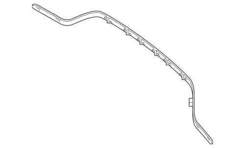 mercedes e class- e class- 2021-2023  ön tampon panjuru üst nikelajı sağ sıyah (exclusıve) (tw) Oem 