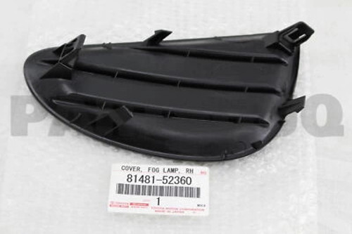 toyota corolla- hb- 2020-2022 sis lamba kapağı sağ sis delıklı (tw) Oem No (8148112400)