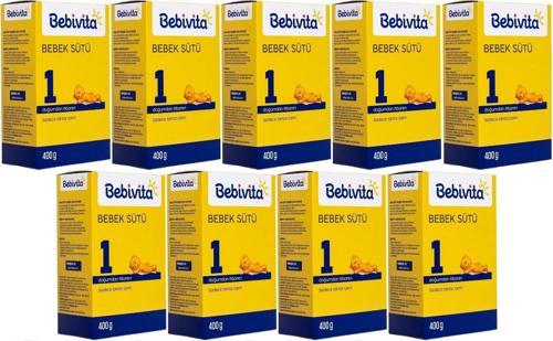 Bebek Sütü 400GR No:1 (0-6 Ay) Doğumdan İtibaren (9 Lu Set)