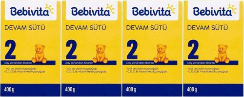 Bebek Sütü 400GR No:2 (6-12 Ay) (4 Lü Set)