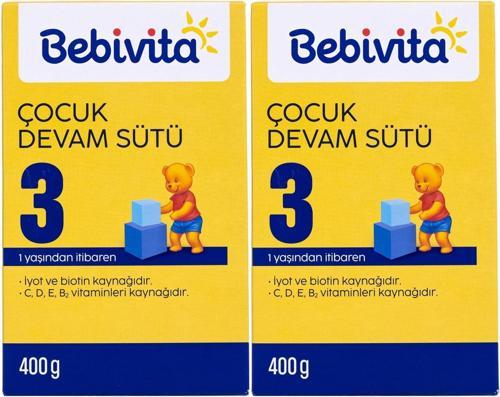 Bebek Sütü 400GR No:3 (1 Yaşından İtibaren) (2 Li Set)