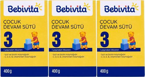 Bebek Sütü 400GR No:3 (1 Yaşından İtibaren) (3 Lü Set)