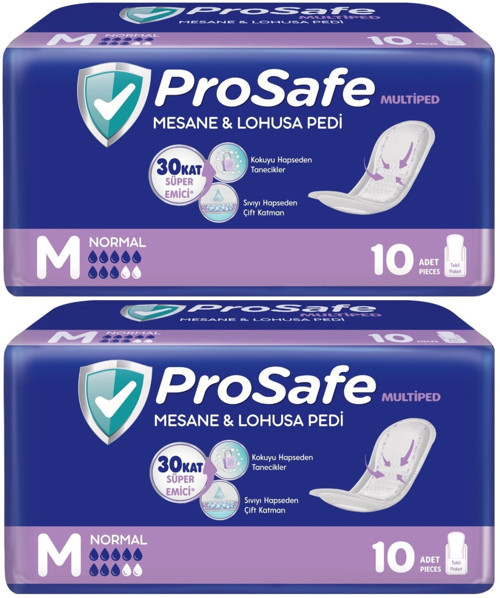 Mesane & Lohusa Pedi M - Medium - Orta Boy Normal 20 Adet (2PK*10)