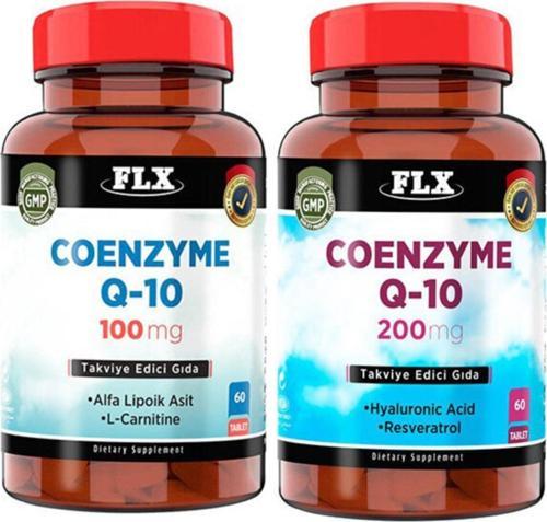 Coenzyme Q10 100 Mg 60 Tablet & Koenzyme Q-10 200 Mg 60 Tablet