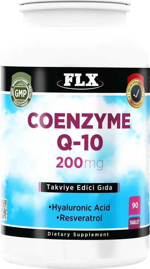 Coenzyme Q-10 Koenzim 200 Mg Hyoluronic Acid Resveretrol 90 Tablet