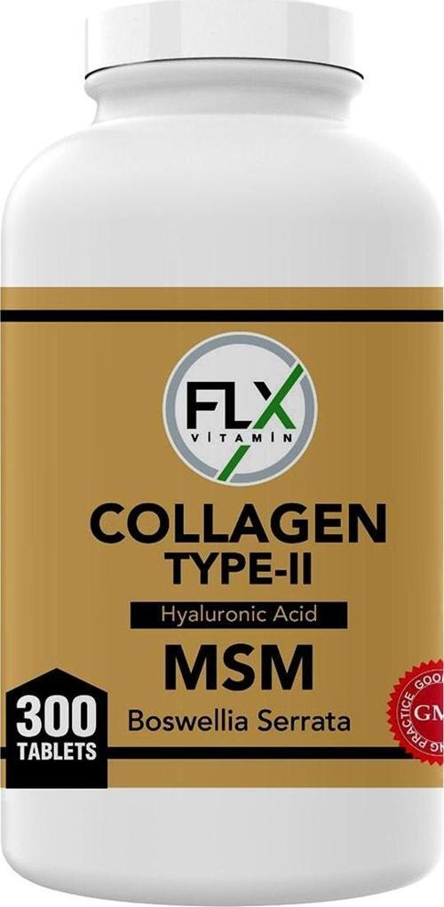 Collagen Type-Iı Hyaluronic Acid Msm Boswellia Serrata 300 Tablet