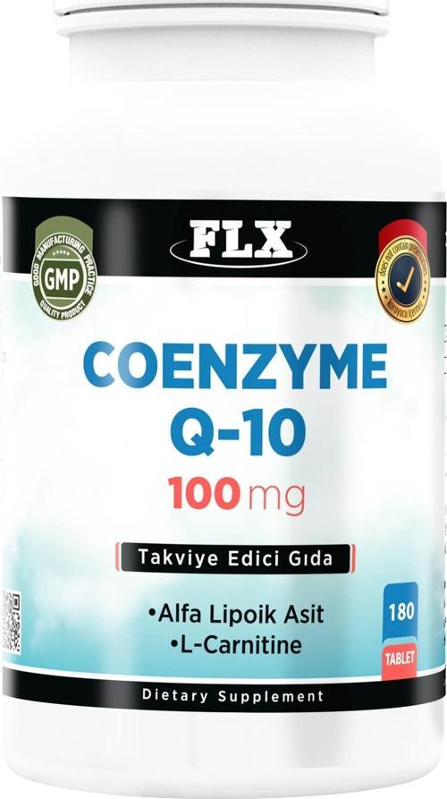 Koenzim Alfa Lipoik Asit L Karnitin Coenzyme Q10 180 Tablet